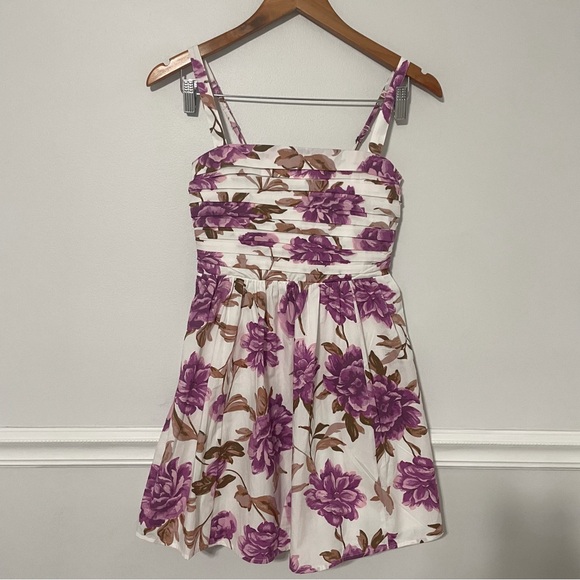 NWT Abercrombie • emerson poplin wide strap mini dress sz XS Petite - Picture 8 of 16